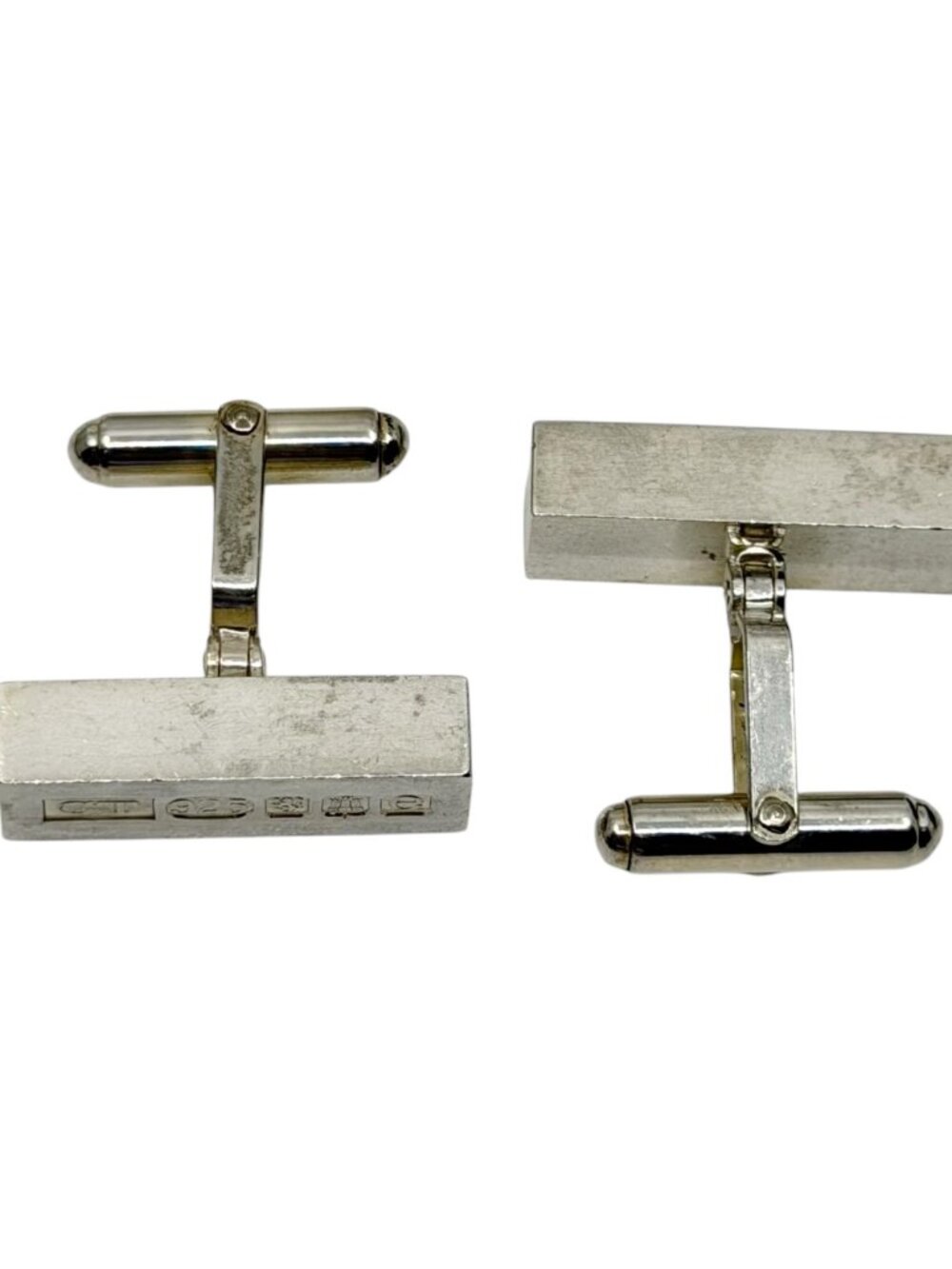 Charles Tyrwhitt sterling silver ingot cufflinks - GM1270 - Picture 4 of 5